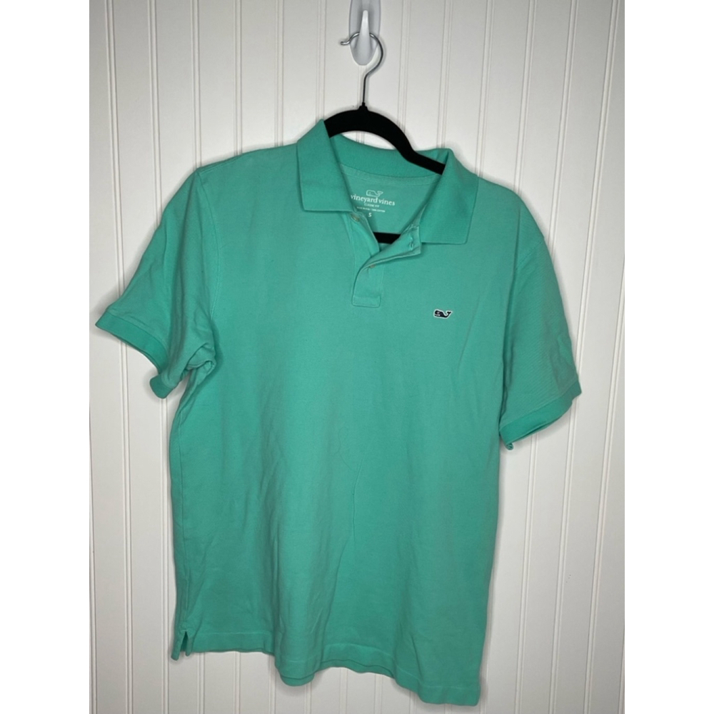 Men's Vineyard Vines Polo Shirt Size S Green